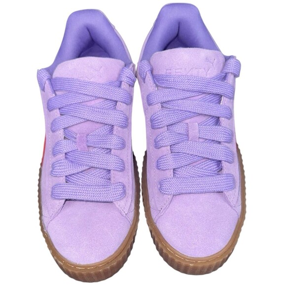 Puma Fenty Creeper Phatty Womens Size 10 Purple Suede Platform Rihanna Sneakers - Picture 4 of 9